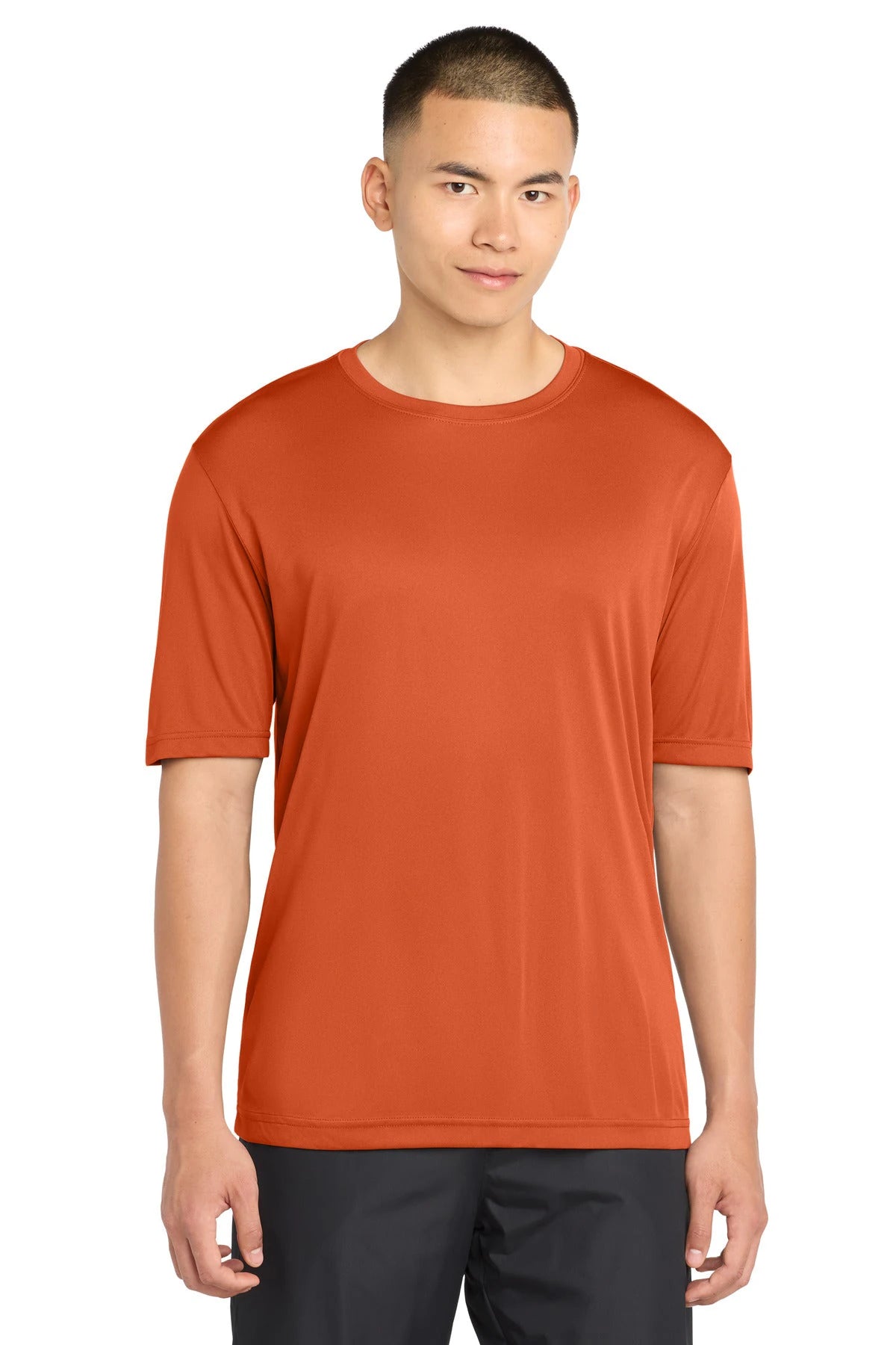 Ashwaubenon High School Football (Boys) - Deep Orange Sport-Tek PosiCharge Competitor Tee. ST350 (model)