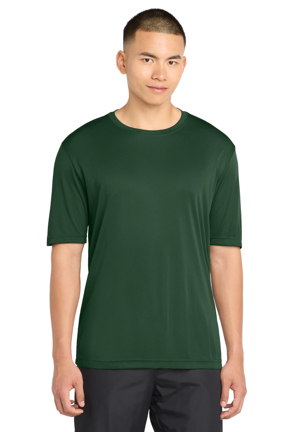 Ashwaubenon High School Football (Boys) - Forest Green Sport-Tek PosiCharge Competitor Tee. ST350 (model)