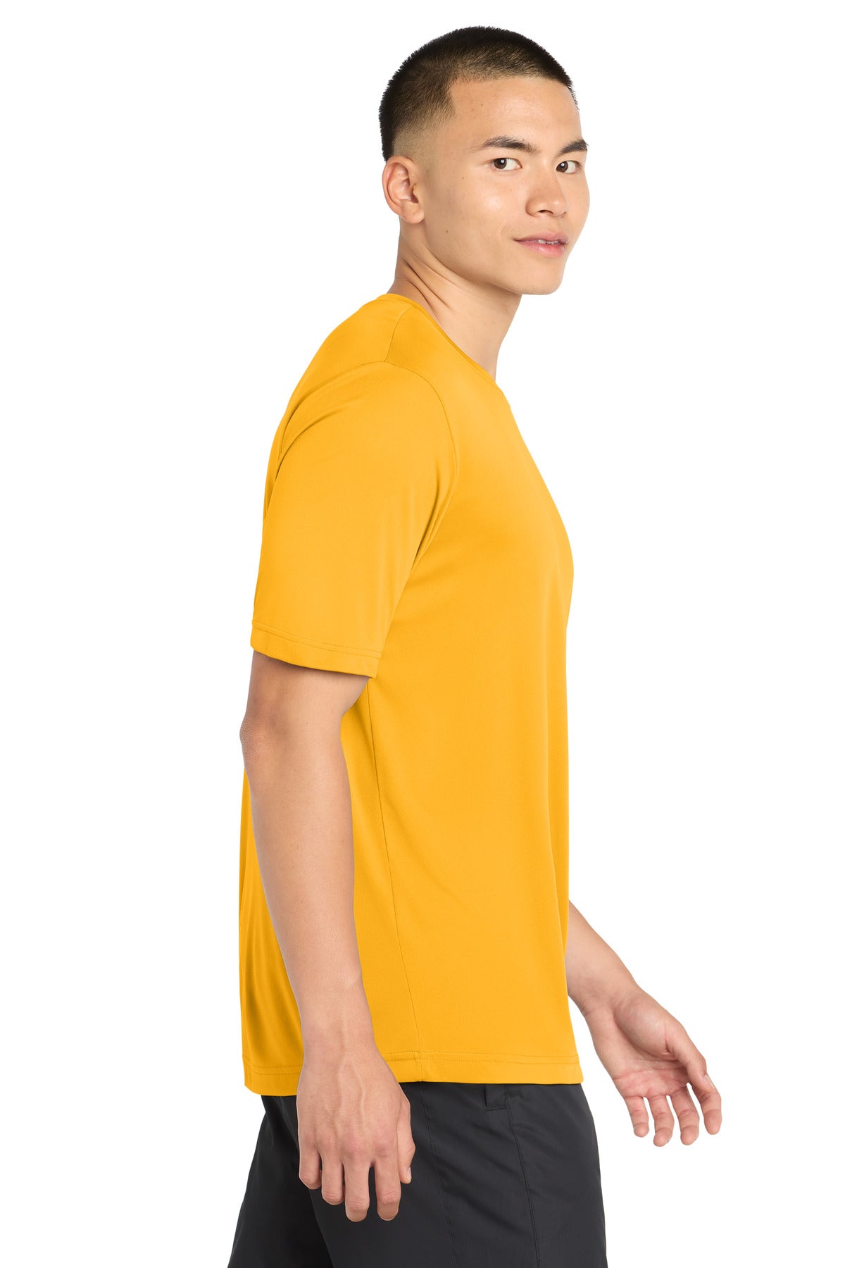 Corona Senior High School Cheer - Gold Sport-Tek PosiCharge Competitor Tee. ST350 (side)