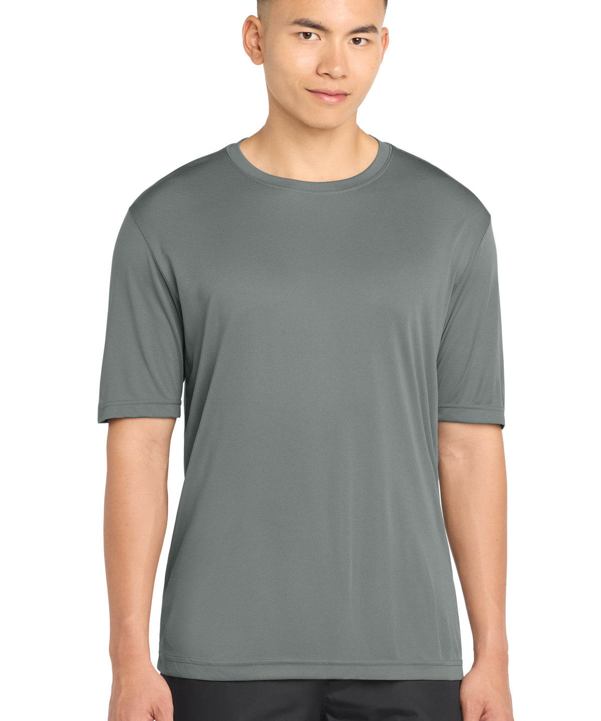 Ashwaubenon High School Football (Boys) - Grey Concrete Sport-Tek PosiCharge Competitor Tee. ST350 (model)