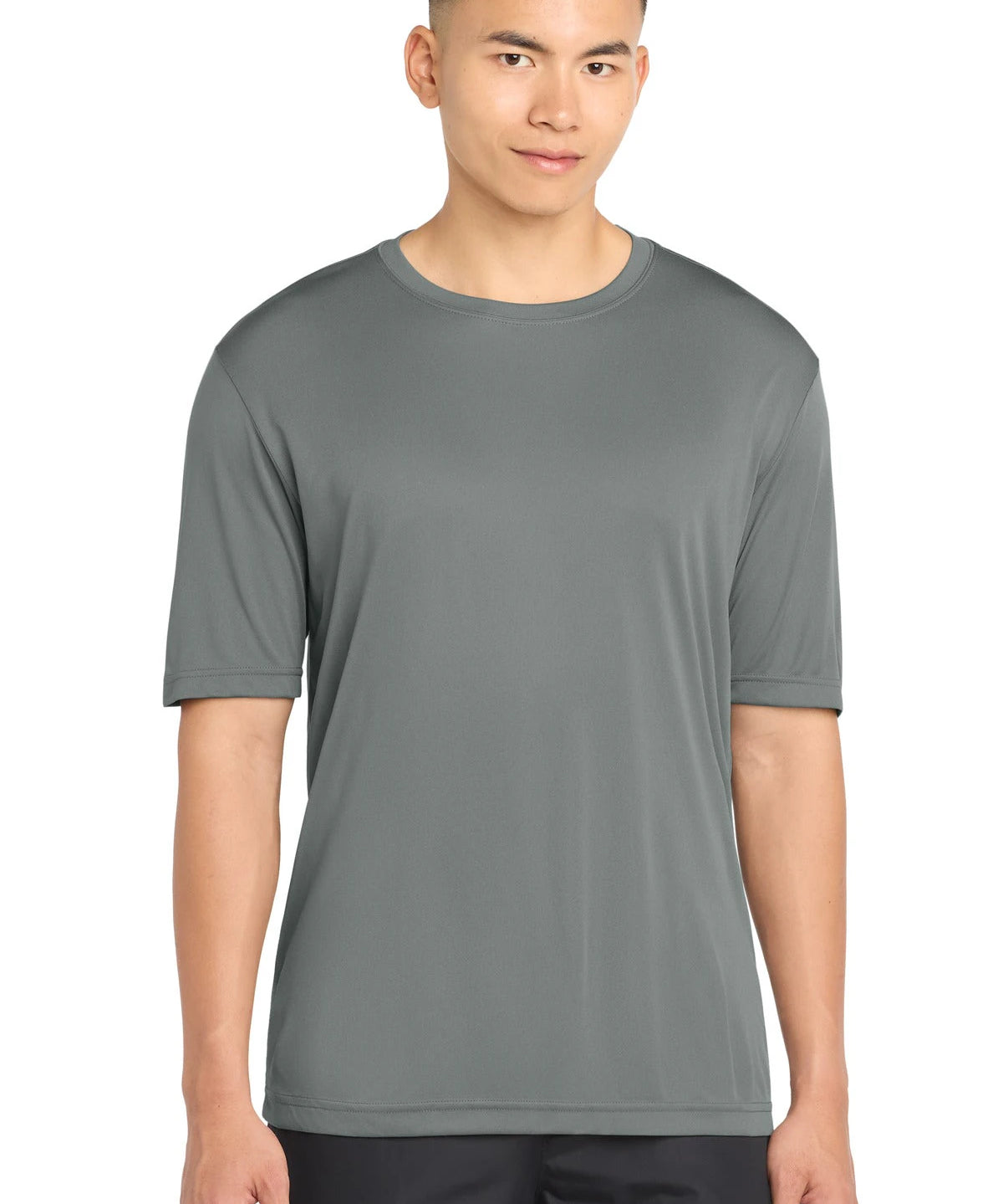 Ashwaubenon High School Football (Boys) - Grey Concrete Sport-Tek PosiCharge Competitor Tee. ST350 (model)