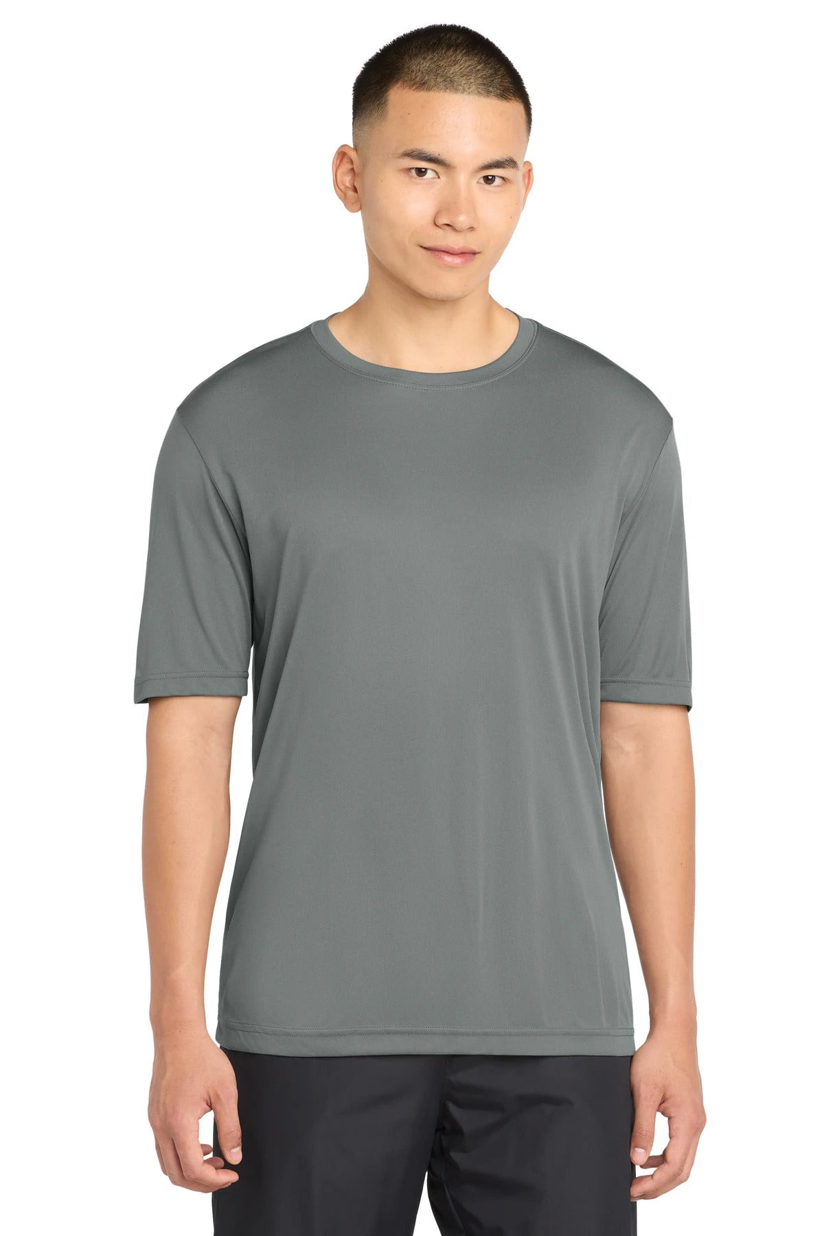 Ashwaubenon High School Football (Boys) - Grey Concrete Sport-Tek PosiCharge Competitor Tee. ST350 (model)