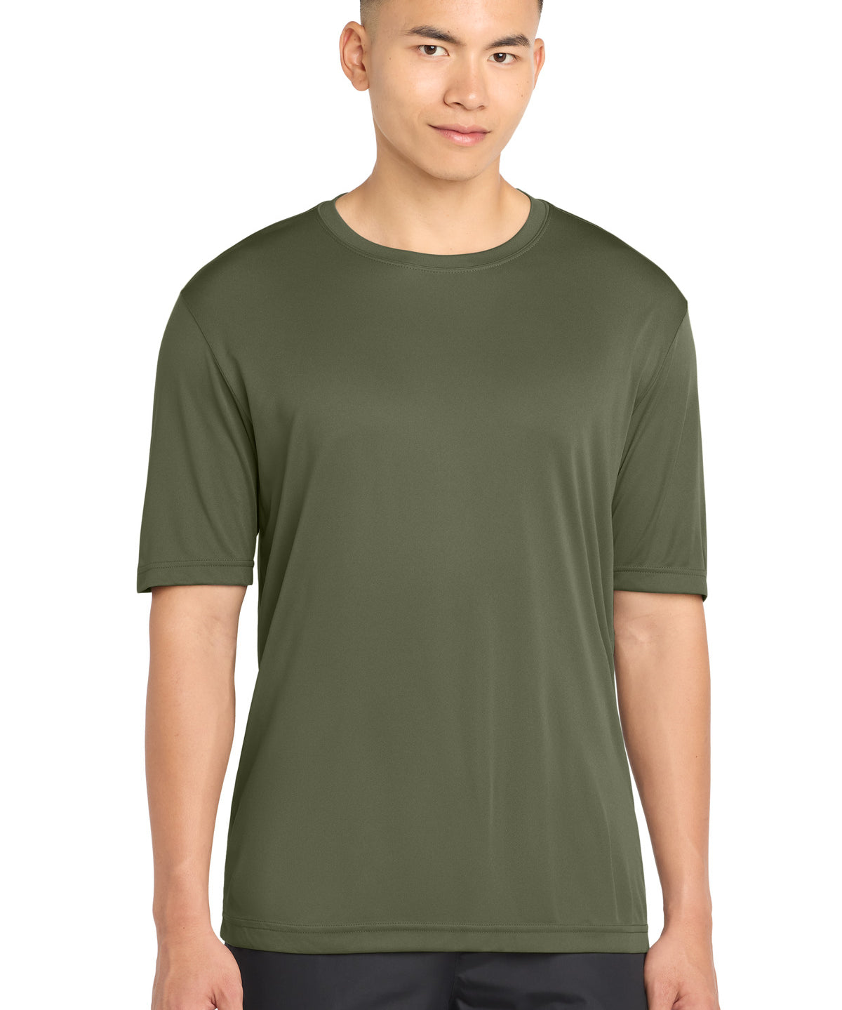 Ashwaubenon High School Football (Boys) - Olive Drab Green Sport-Tek PosiCharge Competitor Tee. ST350 (model)