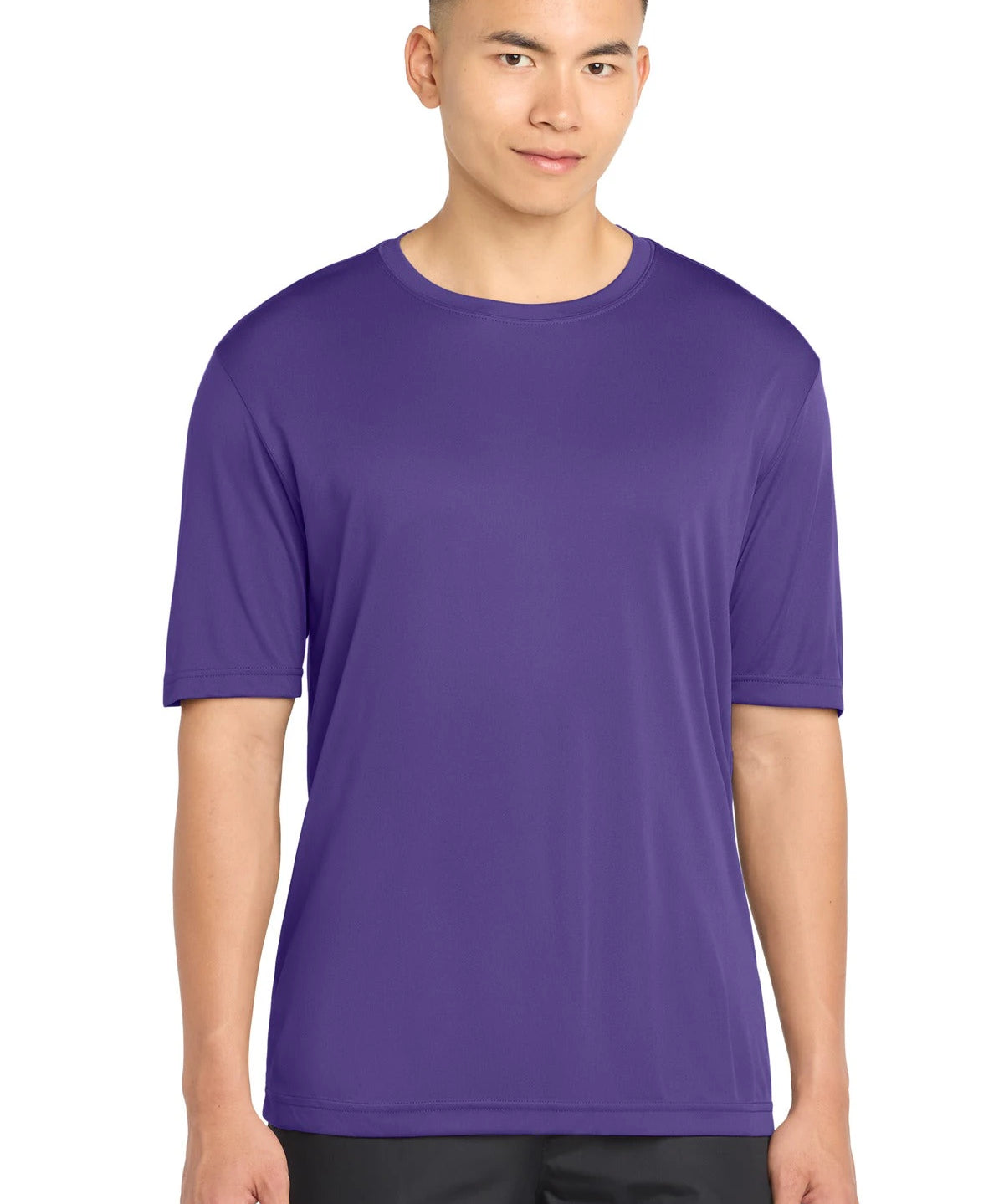 Ashwaubenon High School Football (Boys) - Purple Sport-Tek PosiCharge Competitor Tee. ST350 (model)