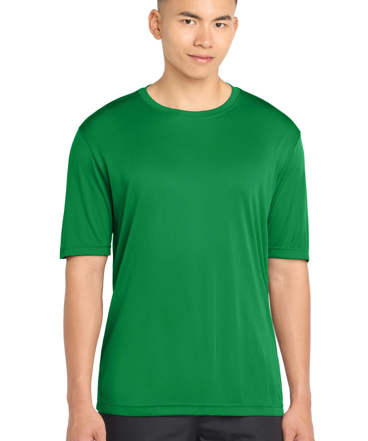 Ashwaubenon High School Football (Boys) - True Kelly Green Sport-Tek PosiCharge Competitor Tee. ST350 (model)