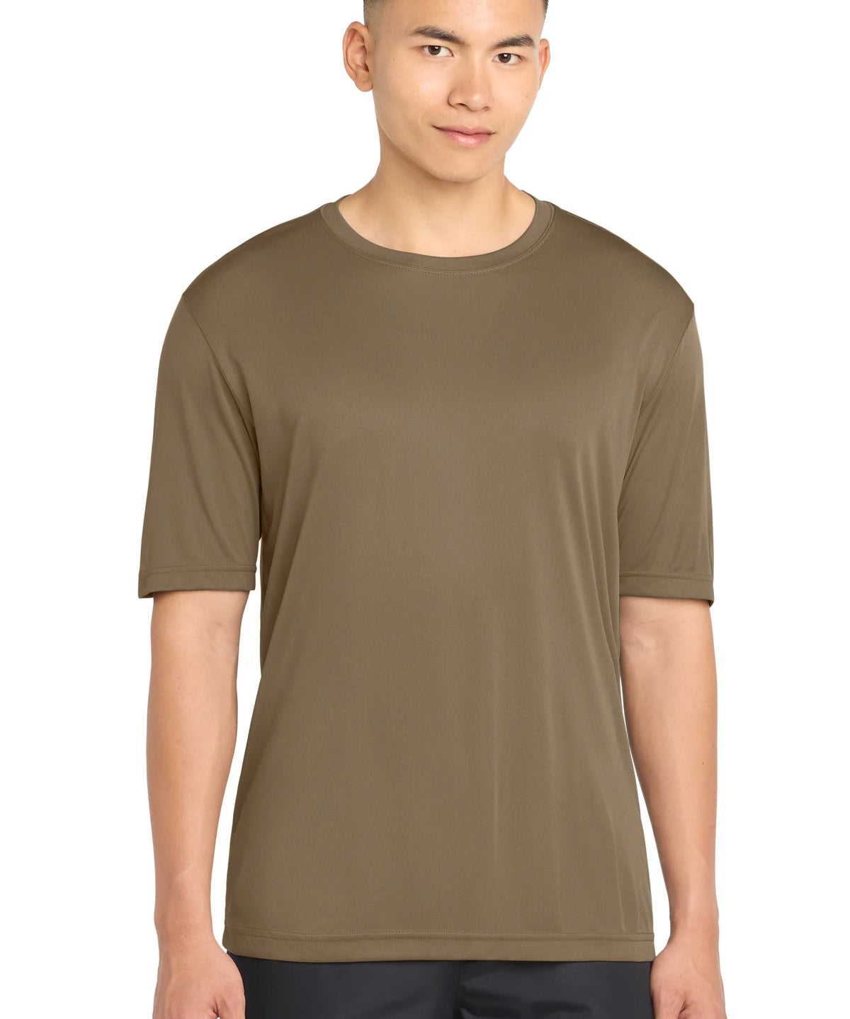 Ashwaubenon High School Football (Boys) - Woodland Brown Sport-Tek PosiCharge Competitor Tee. ST350 (model)
