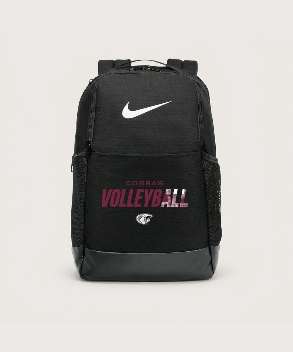 Triton High School Volleyball (Girls) - Black Nike Brasilia Medium Backpack NKDH7709