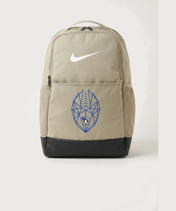 Waseca High School Football (Boys) - Desert Khaki Nike Brasilia Medium Backpack NKDH7709