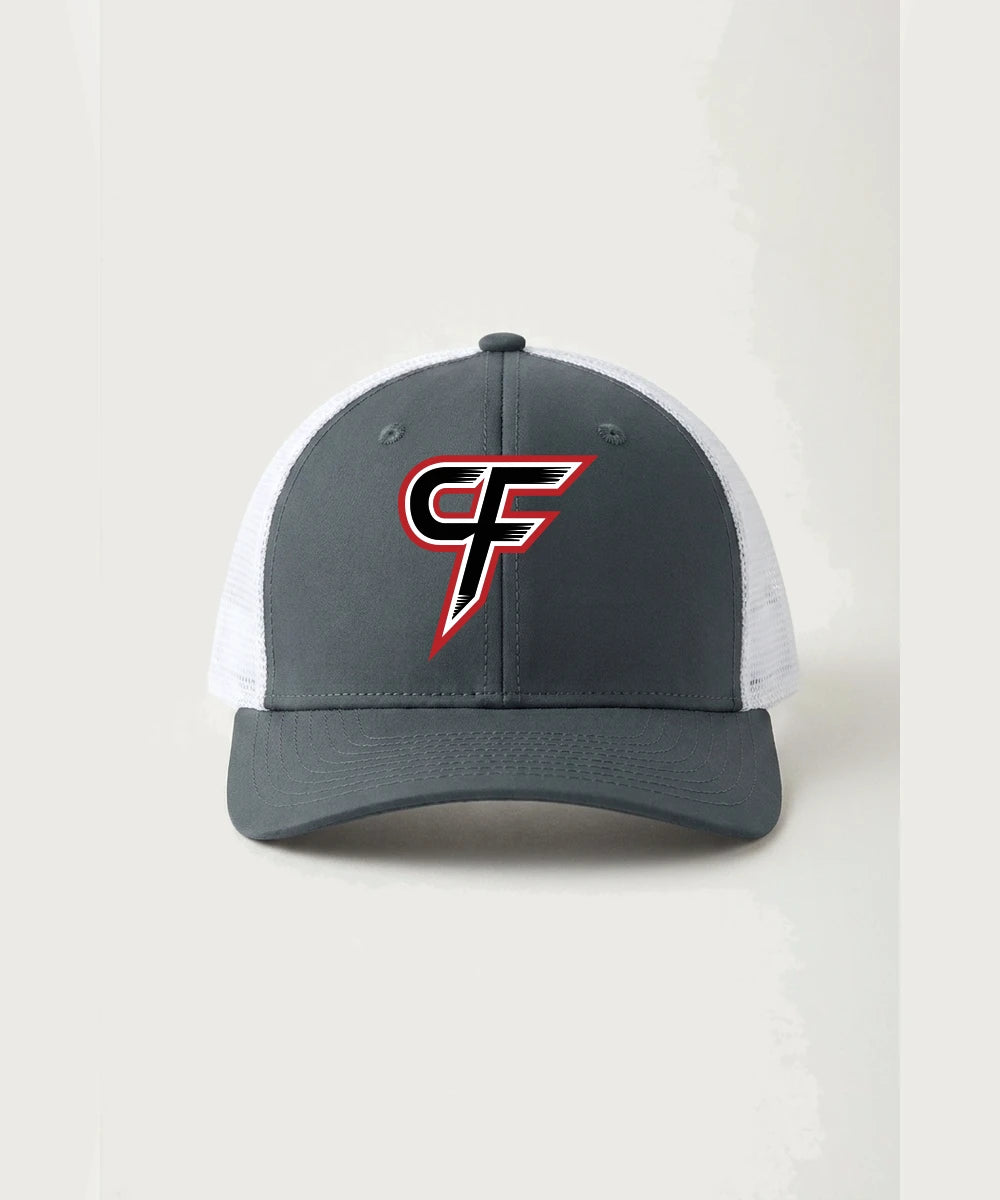 Cannon Falls High School Volleyball (Girls) - Iron Grey/ White Sport-Tek Club Trucker Cap STC46