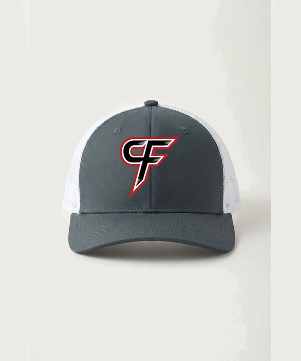 Cannon Falls High School Volleyball (Girls) - Iron Grey/ White Sport-Tek Club Trucker Cap STC46
