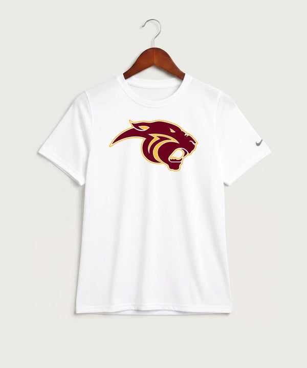 Pine Island High School Football (Boys) - White Nike Youth Swoosh Sleeve rLegend Tee NKDX8787