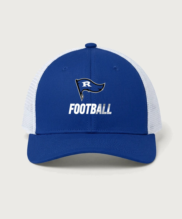 Red Lake County Central Football (Boys) - True Royal/ White Sport-Tek Club Trucker Cap STC46