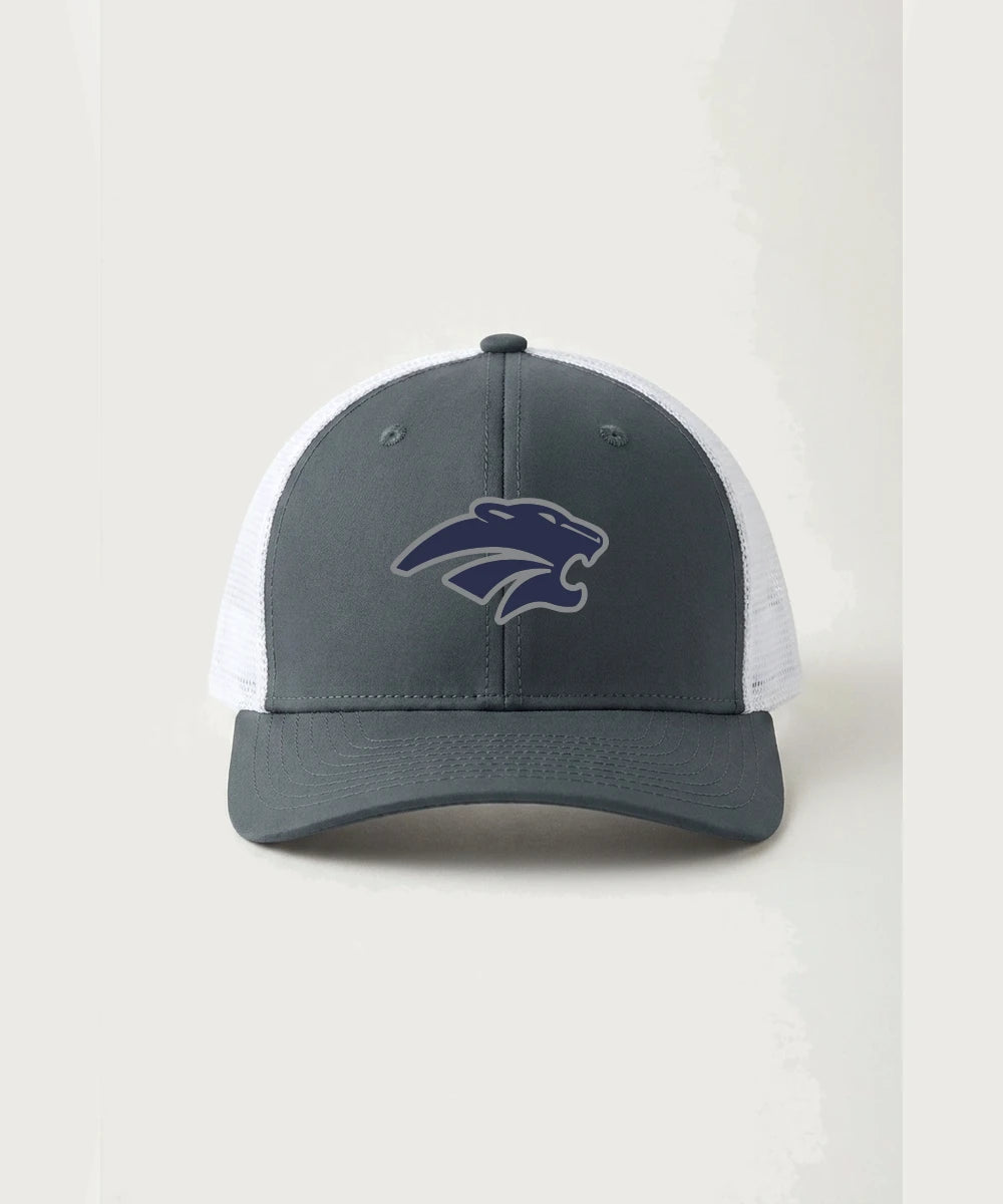 Zumbrota Mazeppa High School Volleyball (Girls) - Iron Grey/ White Sport-Tek Club Trucker Cap STC46