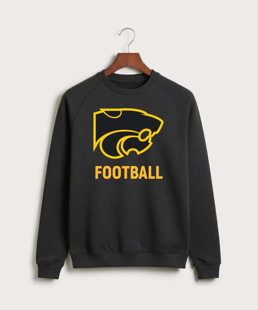 Le-Win Football - Black Crewneck