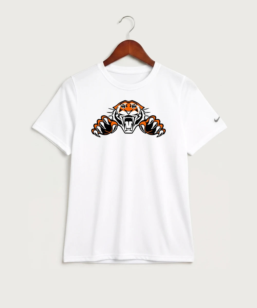 Pine River Backus High School Football (Boys) - White Nike Youth Swoosh Sleeve rLegend Tee NKDX8787