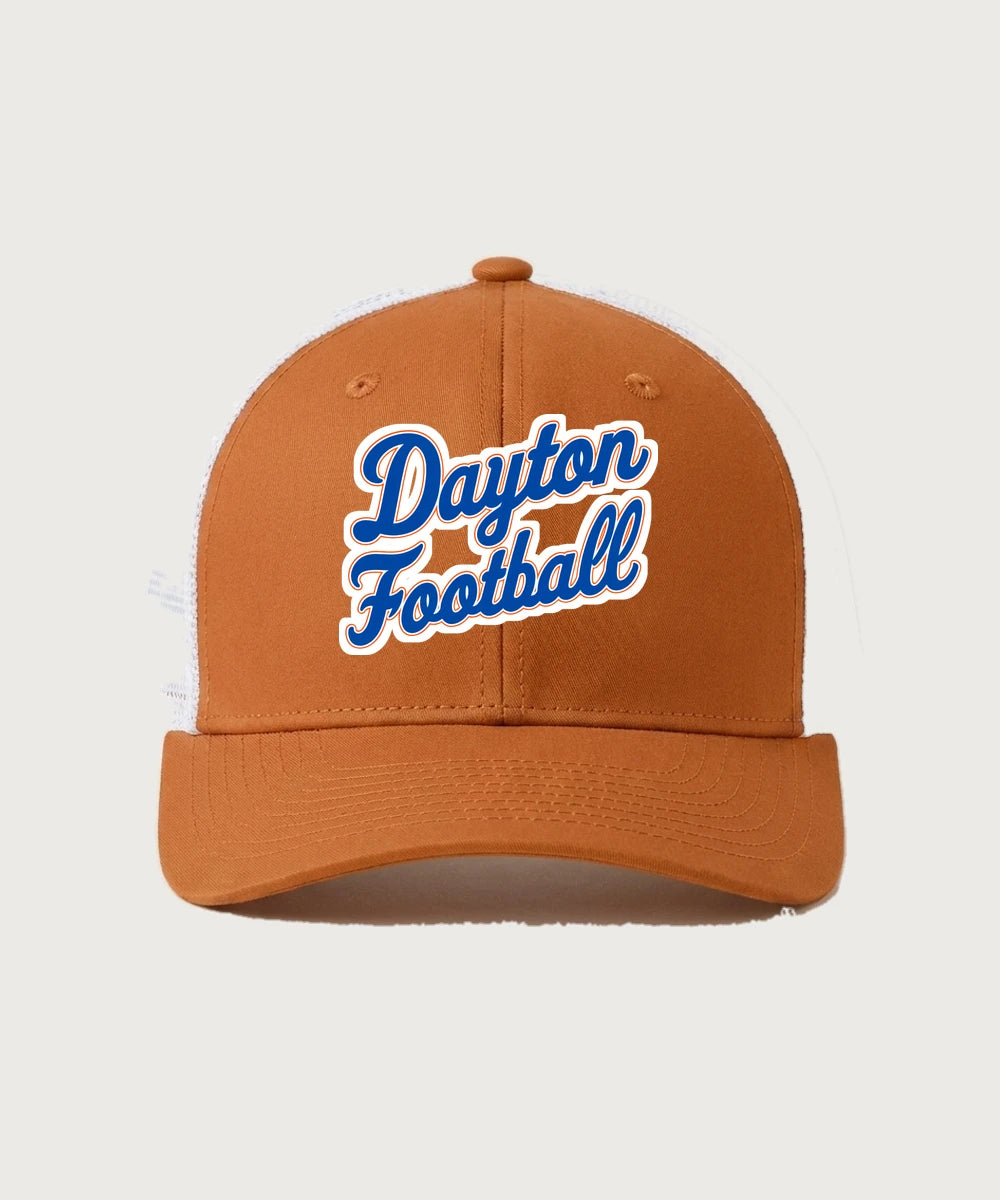 Jonathan Dayton High School Football Team Store - Texas Orange/ White Sport-Tek Club Trucker Cap STC46