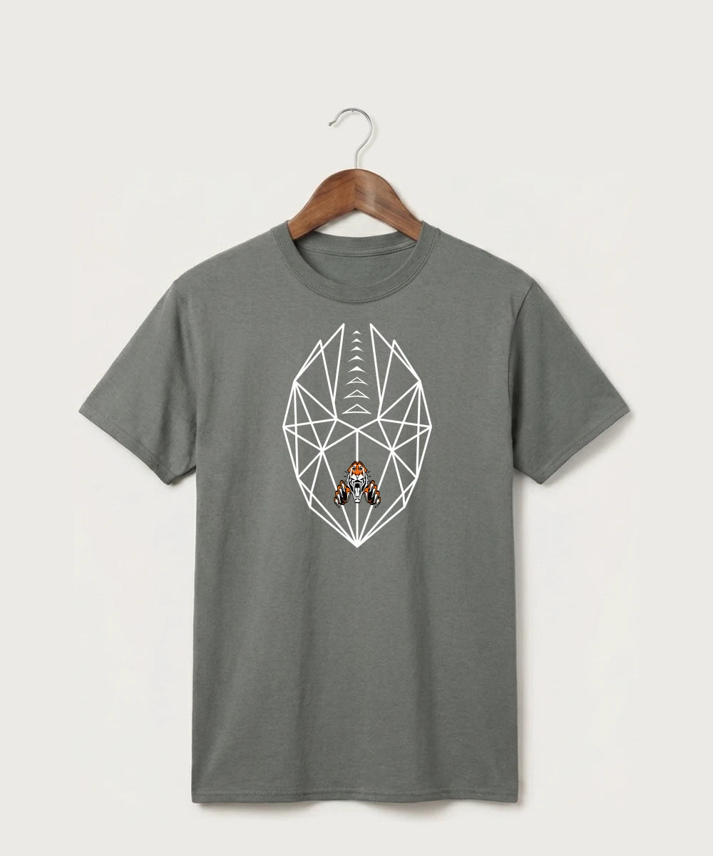 Pine River Backus High School Football (Boys) - Medium Grey Port & Co Core Cotton Tee. PC54