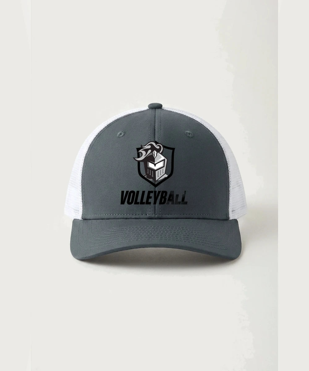 Kingsland High School Volleyball (Girls) - Iron Grey/ White Sport-Tek Club Trucker Cap STC46