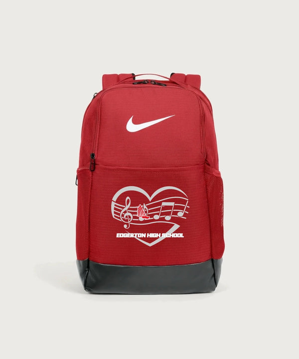 Edgerton High School Band Team Store - University Red Nike Brasilia Medium Backpack NKDH7709