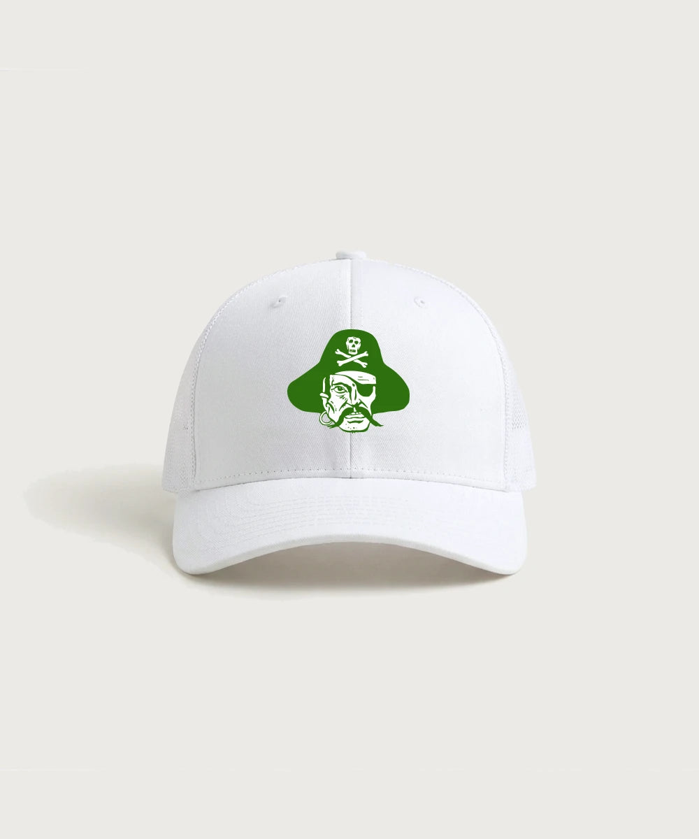 Verndale High School Football (Boys) - White/ White Sport-Tek Club Trucker Cap STC46