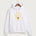 Warroad High School Football (Boys) - White Port & Co Core Fleece Pullover Hooded Sweatshirt. PC78H