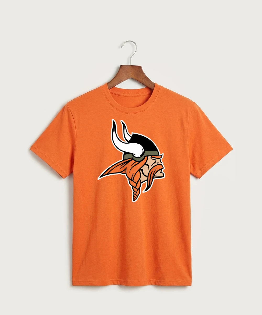 Littlefork Big Falls High School Football (Boys) - S. Orange Port & Co Core Cotton Tee. PC54