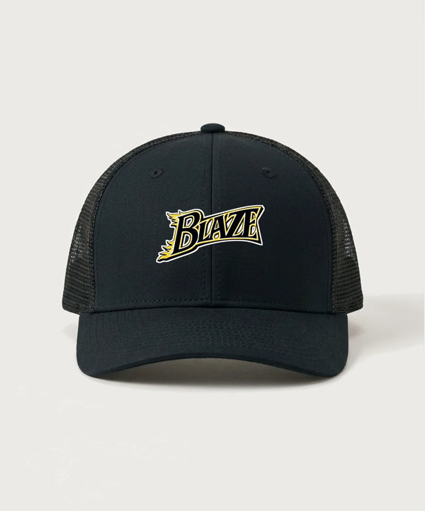 Burnsville High School Football (Boys) - Black/ Black Sport-Tek Club Trucker Cap STC46