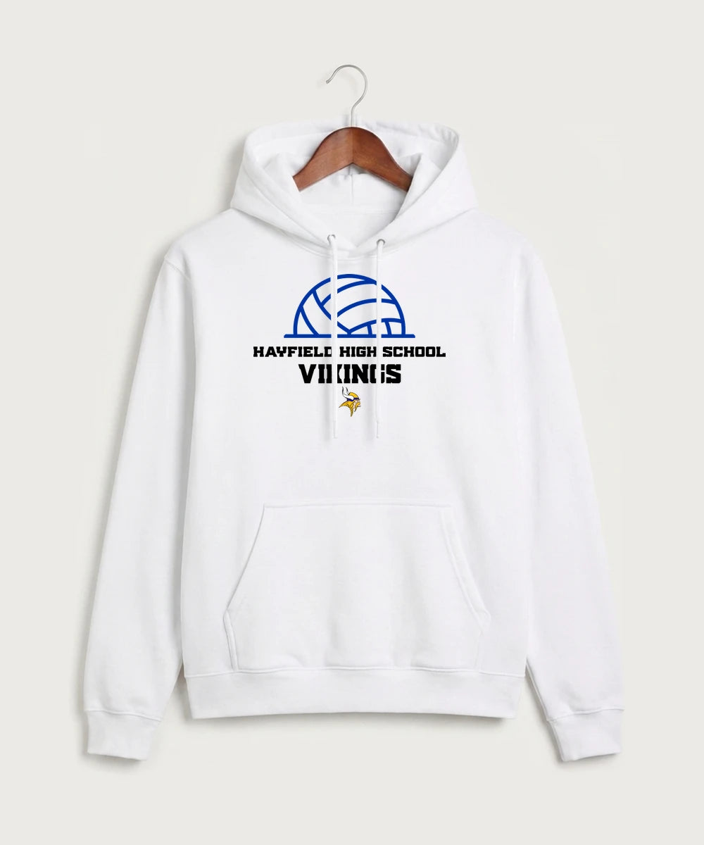 Hayfield High School Volleyball (Girls) - White Hoodie Value