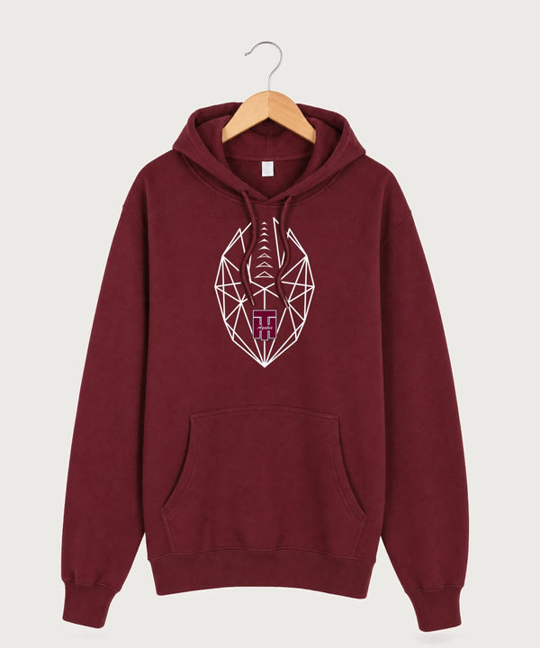 Two Harbors High School Football (Boys) - Burgundy Hoodie Value
