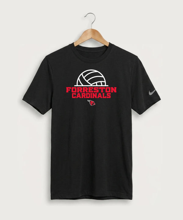 Forreston Volleyball - Black Nike Swoosh Sleeve rLegend Tee NKDX8730
