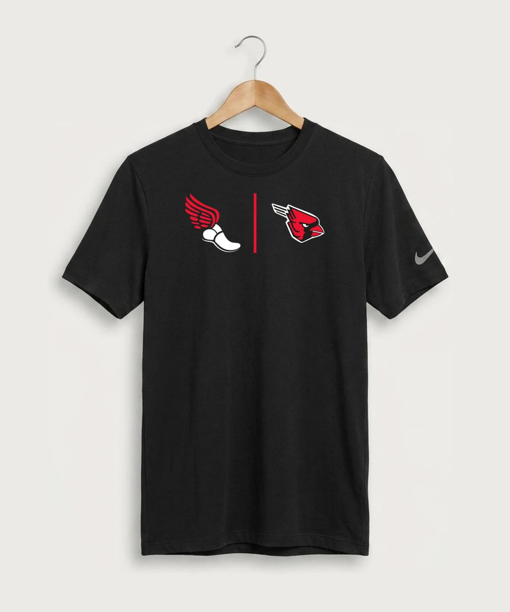 Forreston Track and Field - Black Nike Swoosh Sleeve rLegend Tee NKDX8730