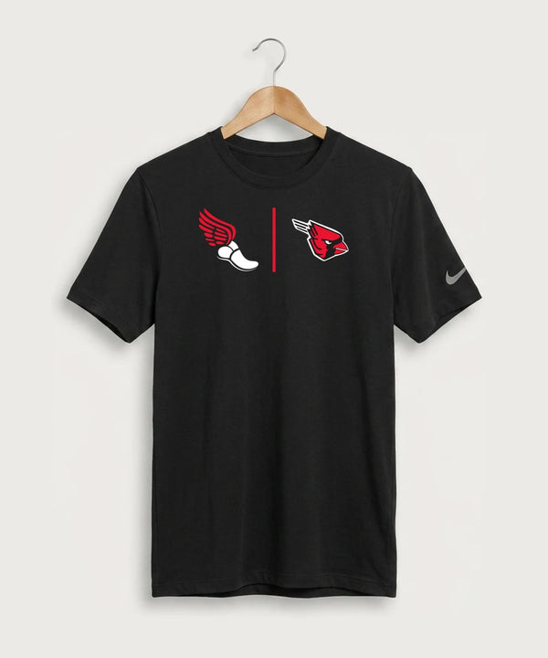Forreston Track and Field - Black Nike Swoosh Sleeve rLegend Tee NKDX8730