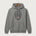 Hancock High School Football (Boys) - Medium Grey Port & Co Core Fleece Pullover Hooded Sweatshirt. PC78H
