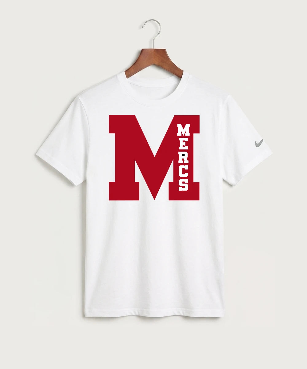 Mcgregor High School Football (Boys) - White Nike Swoosh Sleeve rLegend Tee NKDX8730
