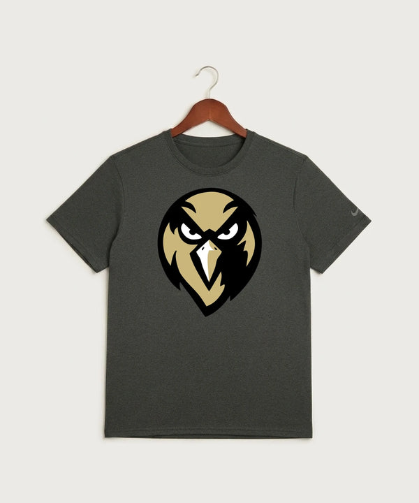 Hudson Catholic High School Soccer Team Store - Dark Smoke Heather Nike Swoosh Sleeve rLegend Tee NKDX8730