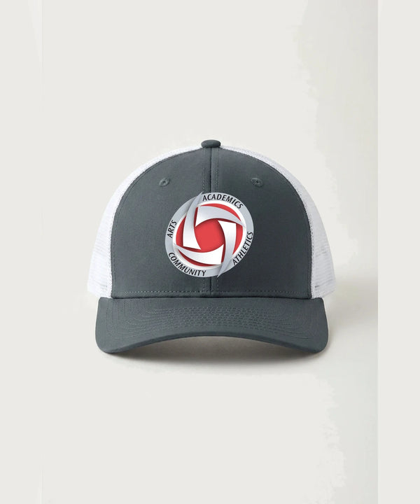 Houston Volleyball - Iron Grey/ White Sport-Tek Club Trucker Cap STC46