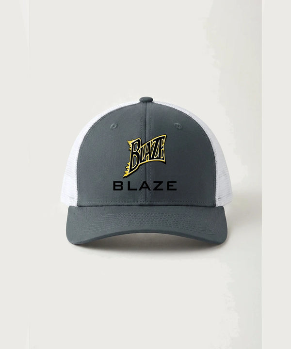 Burnsville High School Football (Boys) - Iron Grey/ White Sport-Tek Club Trucker Cap STC46
