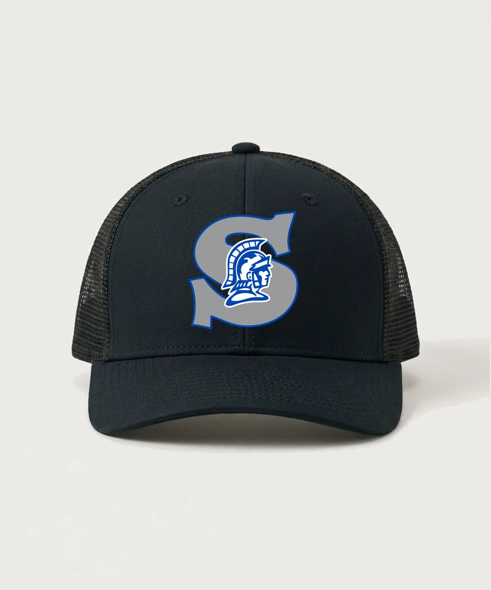 Green Bay Southwest High School Volleyball (Girls) - Black/ Black Sport-Tek Club Trucker Cap STC46