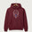 Upsala High School Football (Boys) - Cardinal Port & Co Core Fleece Pullover Hooded Sweatshirt. PC78H