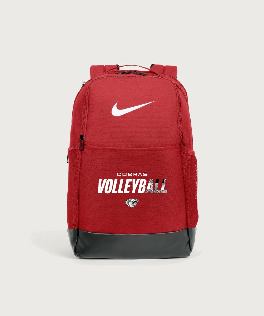 Triton High School Volleyball (Girls) - University Red Nike Brasilia Medium Backpack NKDH7709