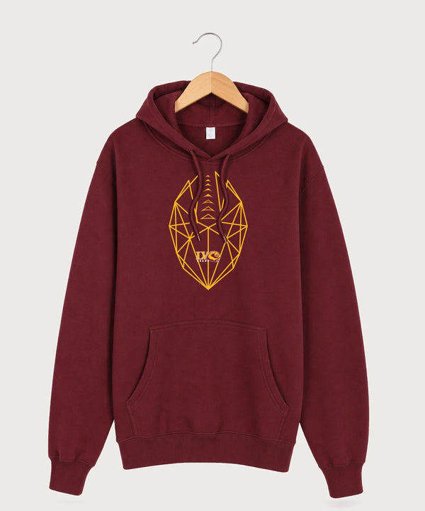 Lake of the Woods High School Football (Boys) - Burgundy Hoodie Value