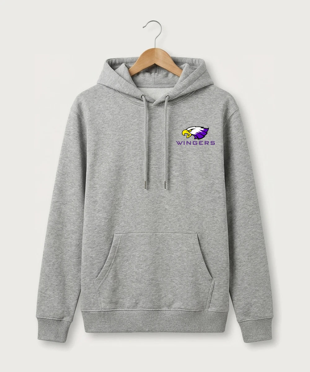 Red Wing High School Football - Heather Grey Hoodie Value