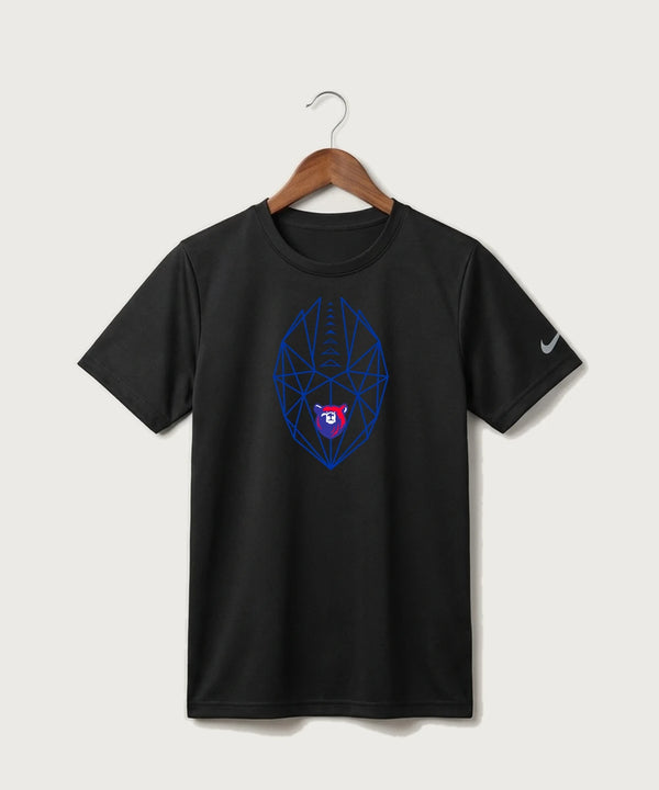 Bertha Hewitt High School Football (Boys) - Black Nike Youth Swoosh Sleeve rLegend Tee NKDX8787