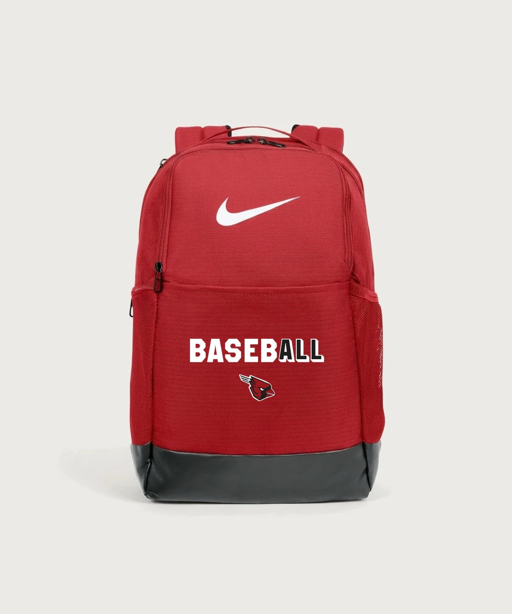 Forreston Baseball - University Red Nike Brasilia Medium Backpack NKDH7709