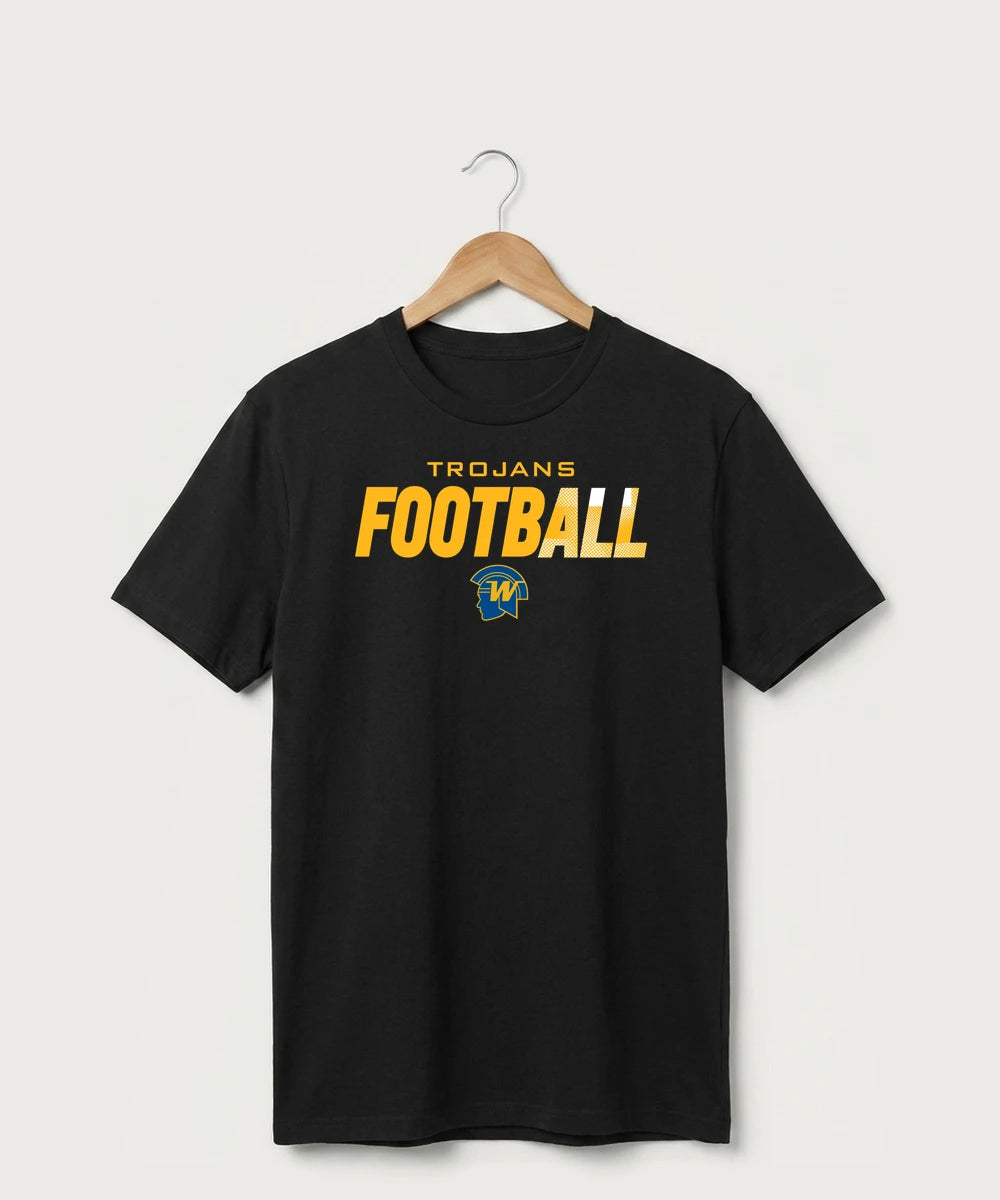 Wayzata High School Football (Boys) - Black T-Shirt