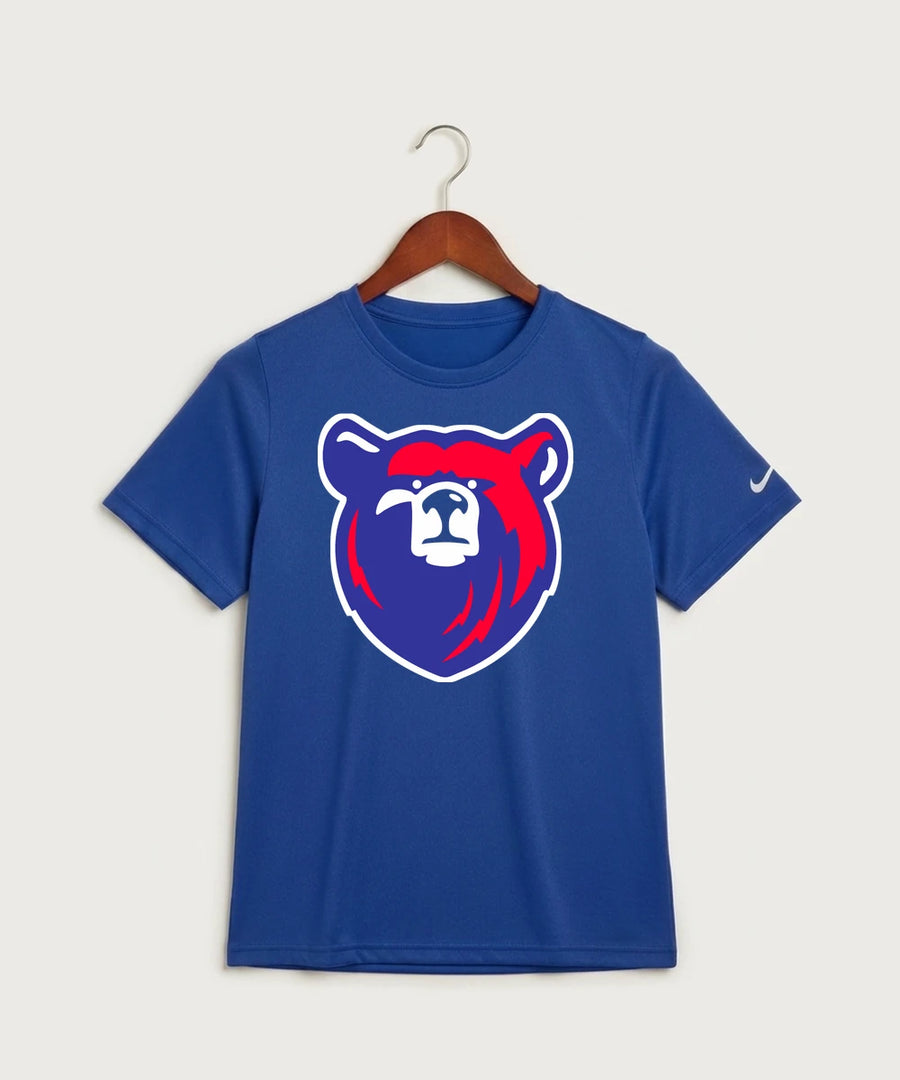 Bertha Hewitt High School Football (Boys) - Game Royal Nike Youth Swoosh Sleeve rLegend Tee NKDX8787