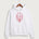 Duluth East High School Football (Boys) - White Port & Co Core Fleece Pullover Hooded Sweatshirt. PC78H