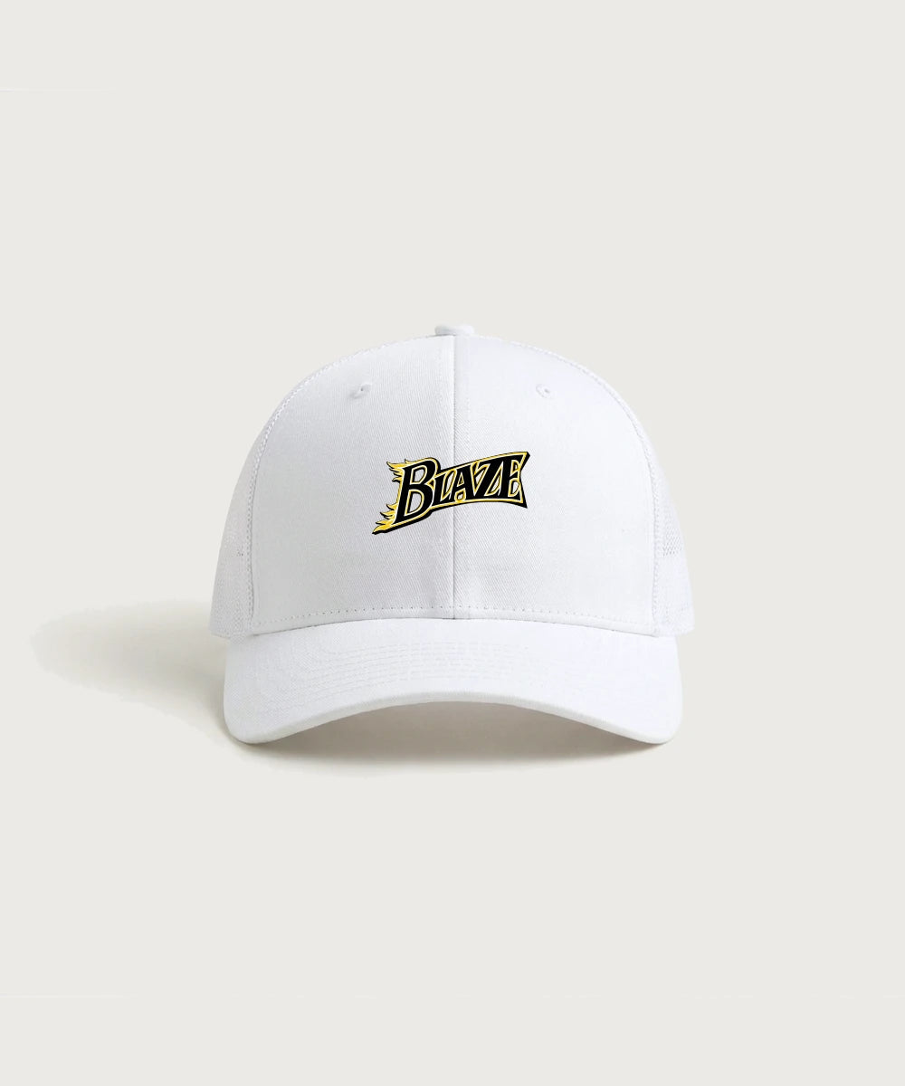 Burnsville High School Football (Boys) - White/ White Sport-Tek Club Trucker Cap STC46