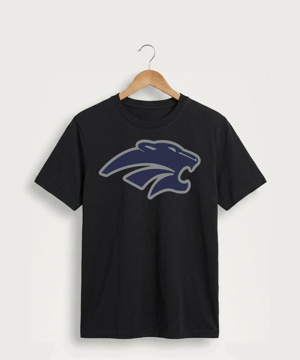 Zumbrota Mazeppa High School Volleyball (Girls) - Jet Black Port & Co Core Cotton Tee. PC54