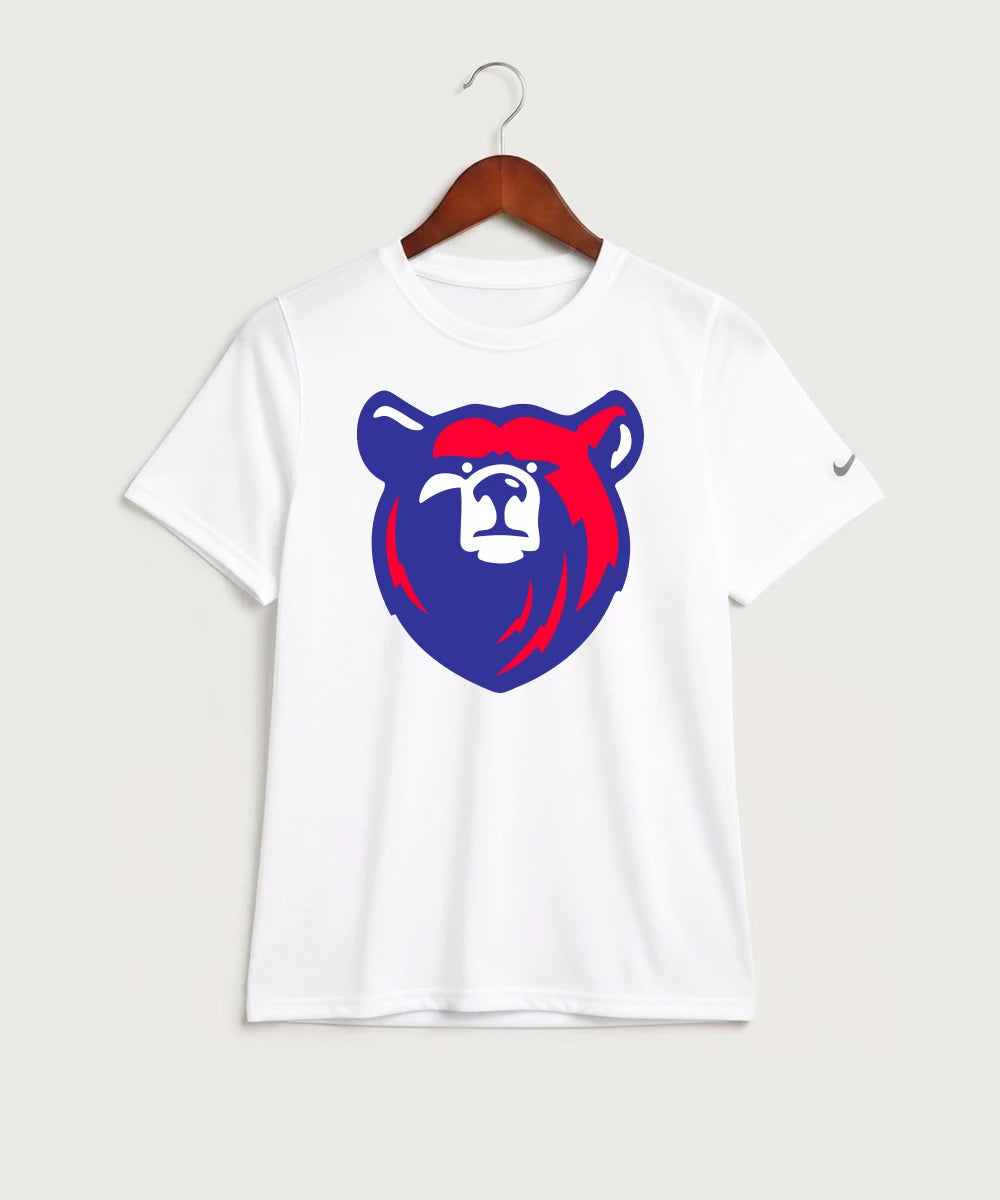 Bertha Hewitt High School Football (Boys) - White Nike Youth Swoosh Sleeve rLegend Tee NKDX8787